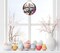 He is Risen Sign Wreath for Front Door Decor Religious Cross Easter Hanging Door Decorations, Farmhouse Flower He is Risen Door Sign Hanger for Home Spring Wall Indoor Outdoor Decorations